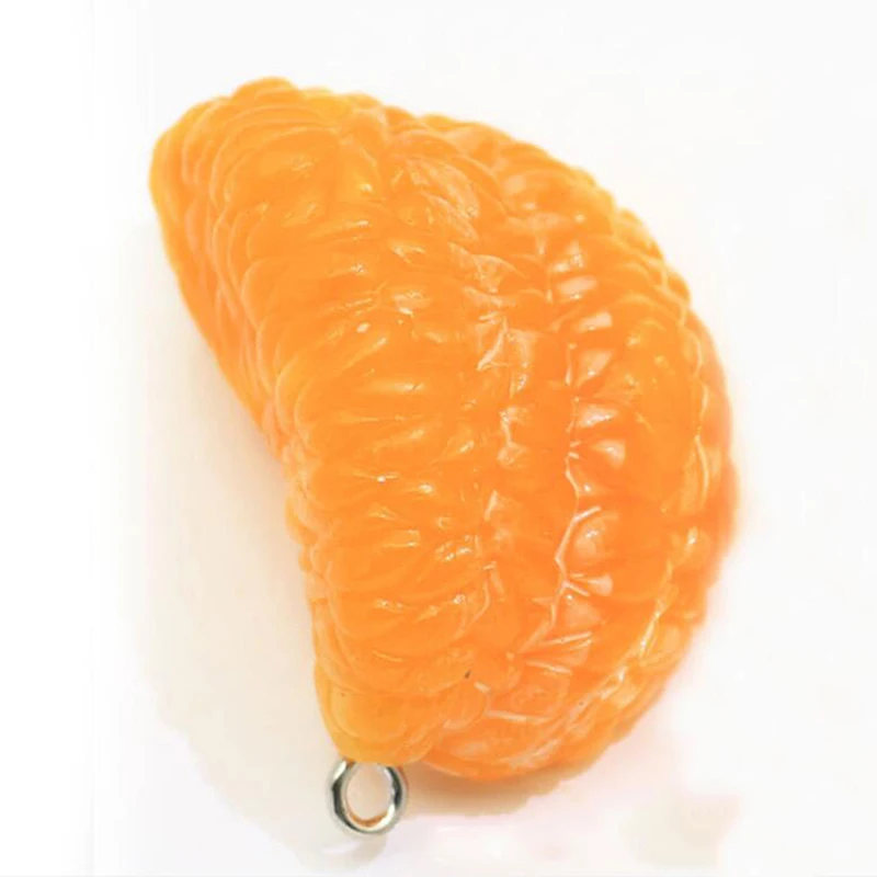 Sweet New Cute Orange Simulation Fruit Mini Food Pendant Charms For Jewelry Making Handmade DIY Accessories | Дом и сад