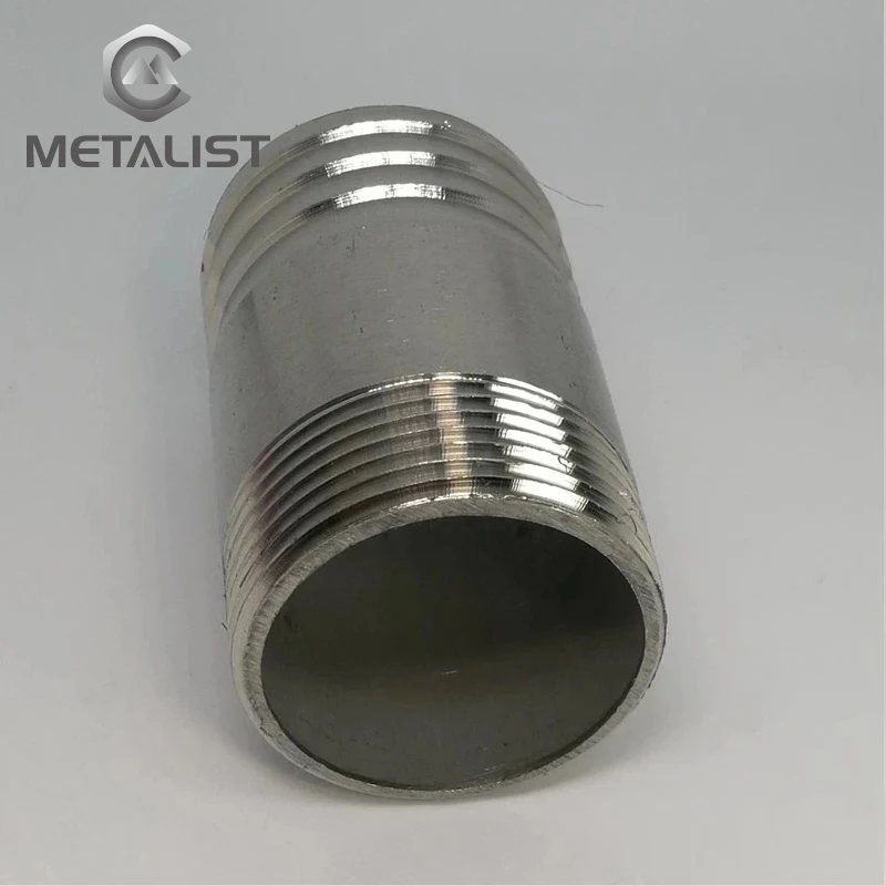 Металлический DN32 BSPT наружная резьба и фитинг для шланга штуцер SS304 труб Hosetail