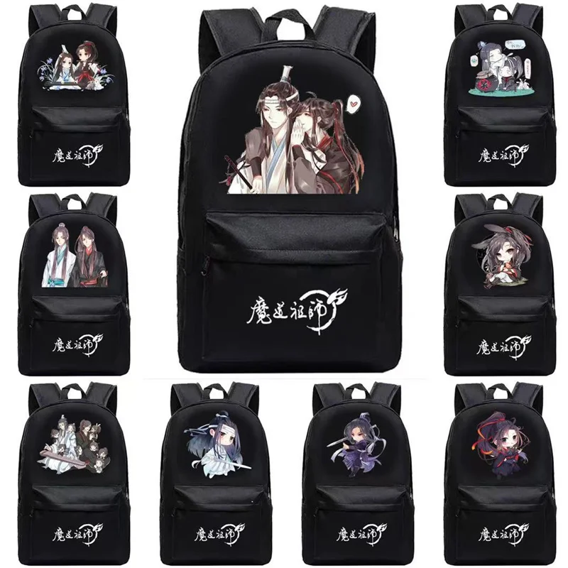 

Mo Dao Zu Shi Grandmaster of Demonic MDZS Anime Rucksack Student Schoolbag Large Capacity Backpack Cosplay Props Printed Bag