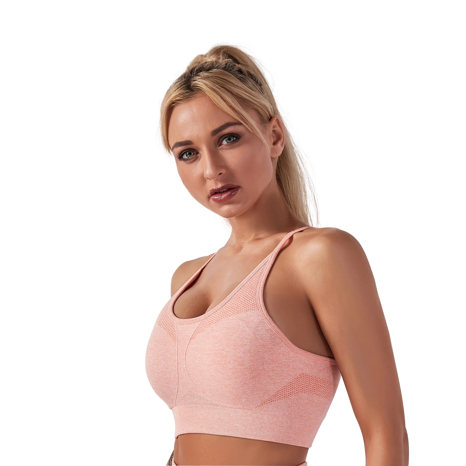 

2021 Women Sports Bra Push Up Crop Top Female Fitness Gym Bra Hollow Breathable Top Sexy Running Yoga Bra Athletic Sportswear