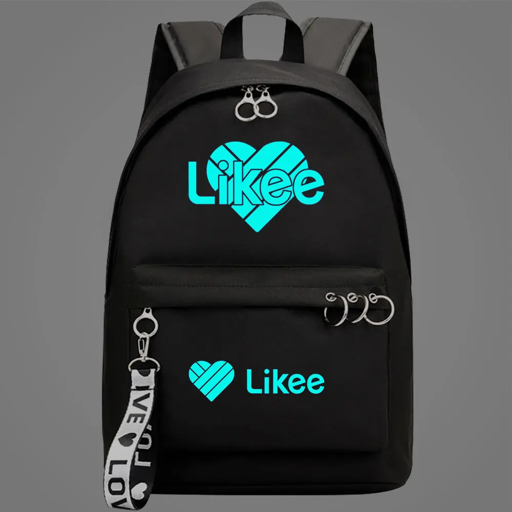 New Likee Video App Night Lumious Backpacks Kids Teenager School Bags Boys Girls Daily Travel Shoulder Mochila Escolar Gift | Багаж и