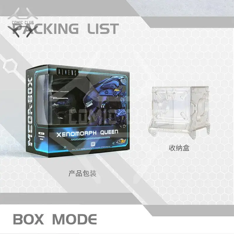 

COMIC CLUB IN-STOCK 52TOYS MEGA BOX ALIENS Xenomorph QUEEN Transformable toy
