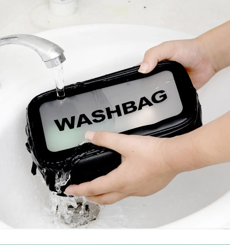 

sparkle transparent travel makeup bag large cosmetic bag hair