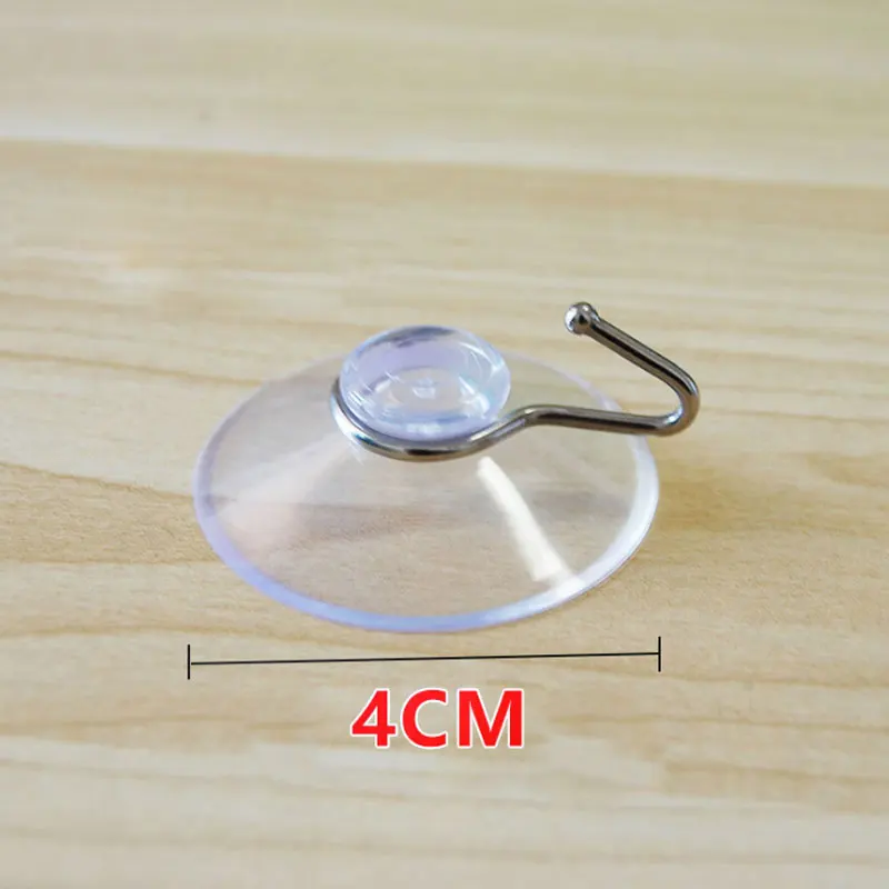 10 шт. 4 см прочная настенная присоска крючки прозрачные для кухни и ванной комнаты