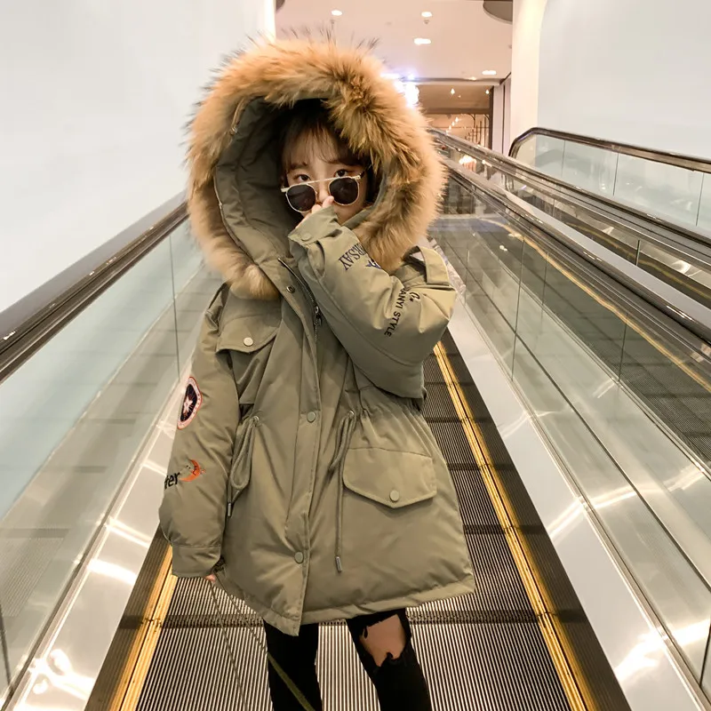 

Girls' down jacket mid-length winter 2020 new Korean style children's clothing thickened in the big boys to overcome