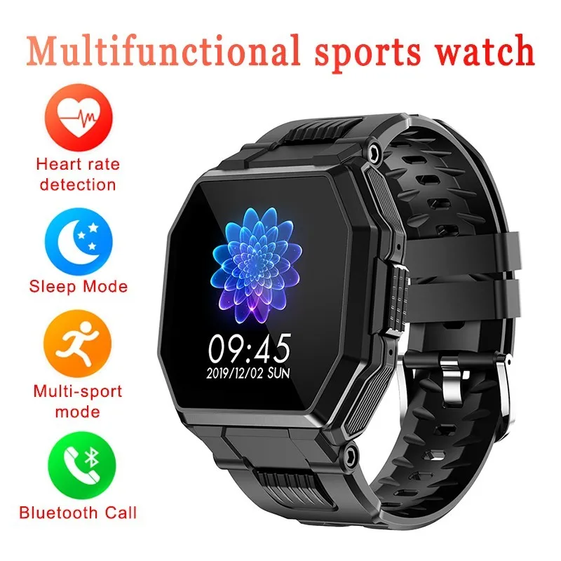 Новый Bluetooth наручные Смарт часы для мужчин крови Давление умные женщин Жесткий