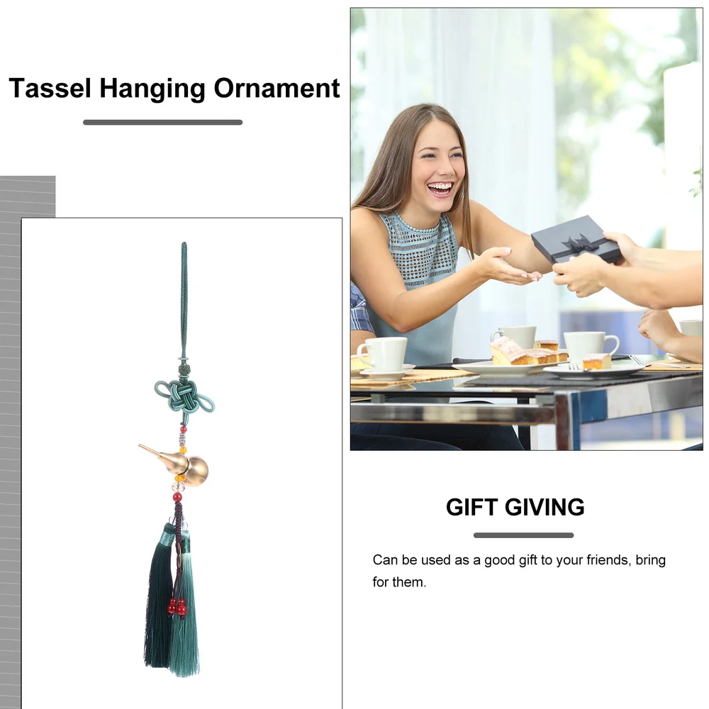 

1pc Car Ornament Tassel Hanging Ornament Feng Shui Decor Car Hanging Decor