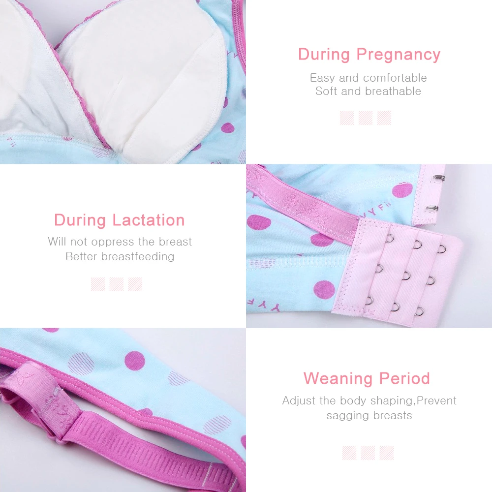 SLAIXIU женское нижнее белье бюстгальтер для кормления женский из хлопка свободный