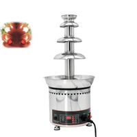 commercial digital display 4 layers chocolate waterfall fountain chocolate fountain machine for party wedding banquet hot pot
