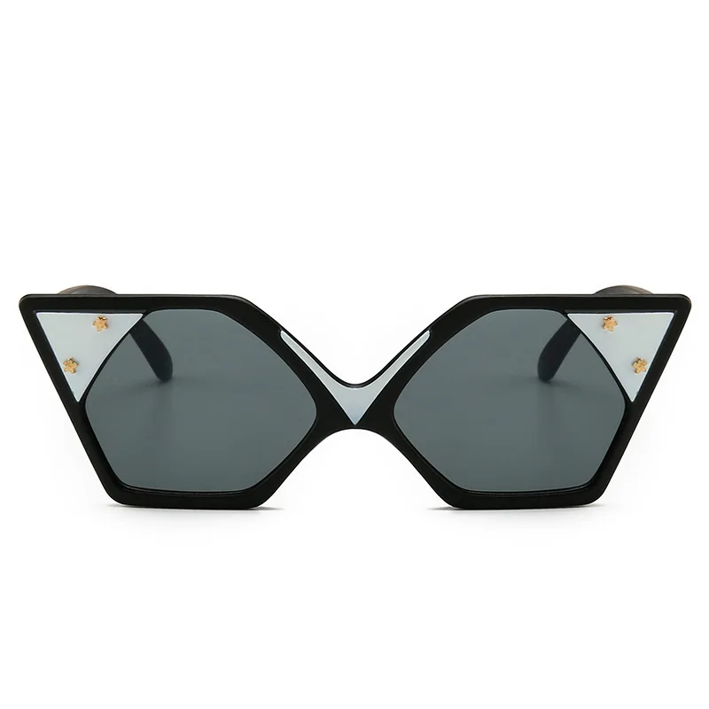 Солнечные очки кошачий глаз с заклепками и базиликом | Аксессуары для одежды