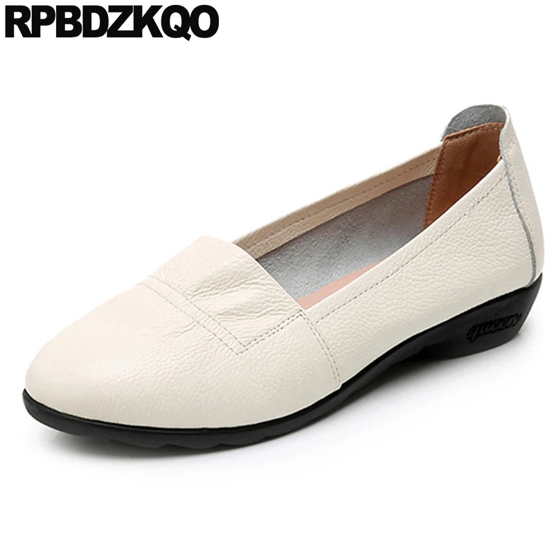 Large Size Hollow Out Grey Breathable Women Slip On Sandals Work Soft Round Toe Flats Yellow Designer Traditional Chinese Shoes | Обувь