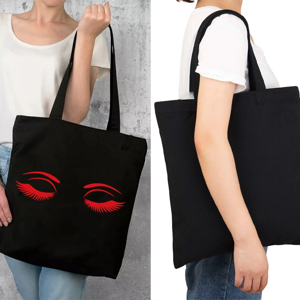

Women's Shopper Shopping Bags Chest Pattern Tote Bag Shoulder Large Capacity Wild Reusable Eco Canvas Grocery Handbag