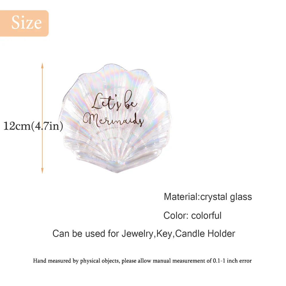 Стеклянная тарелка в скандинавском стиле для десертов закусок украшения