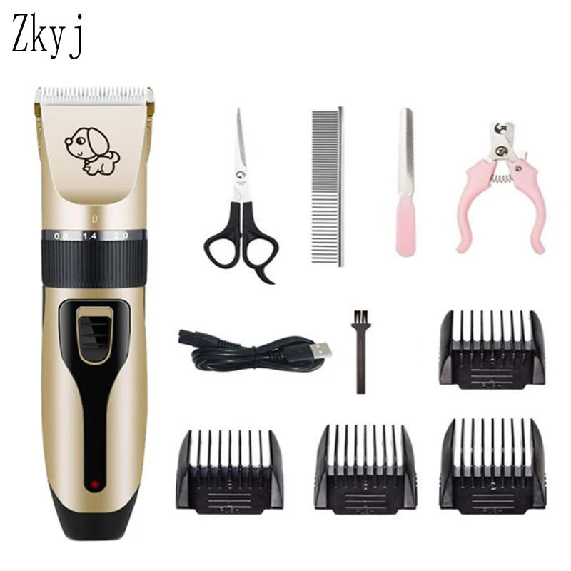 Прямая поставка перезаряжаемый триммер для домашних питомцев машинка стрижки