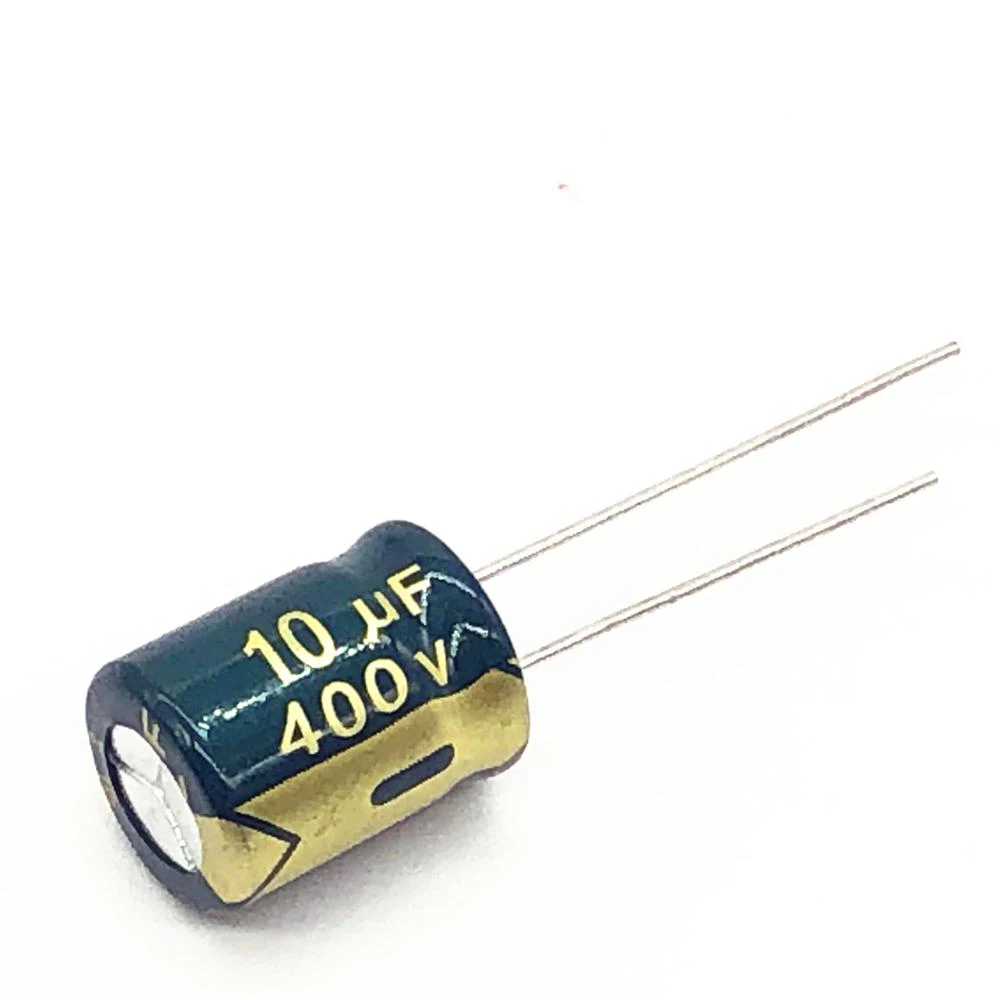 

10 шт./лот S103 10uf400V алюминиевый электролитический конденсатор размером 10*13 мм 400 в 10 мкФ 20%