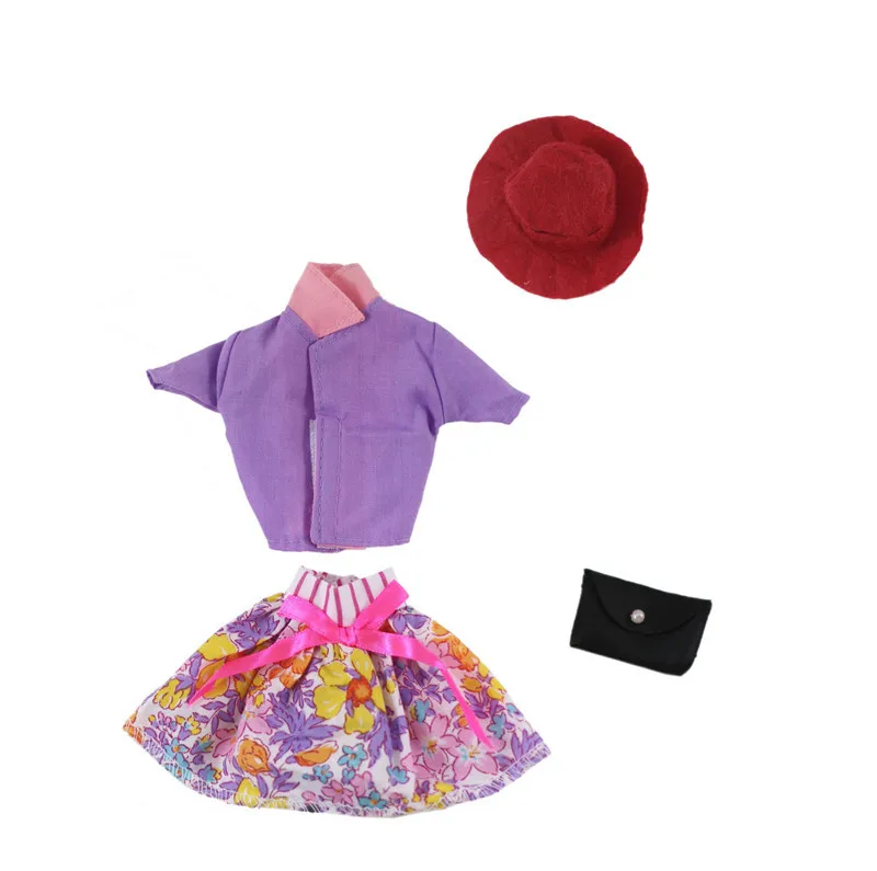 

New Fashion Nice Dress Outfit Suit Sets for Barbie BJD FR SD Doll Clothes Role Play Accessories Toys for Girl