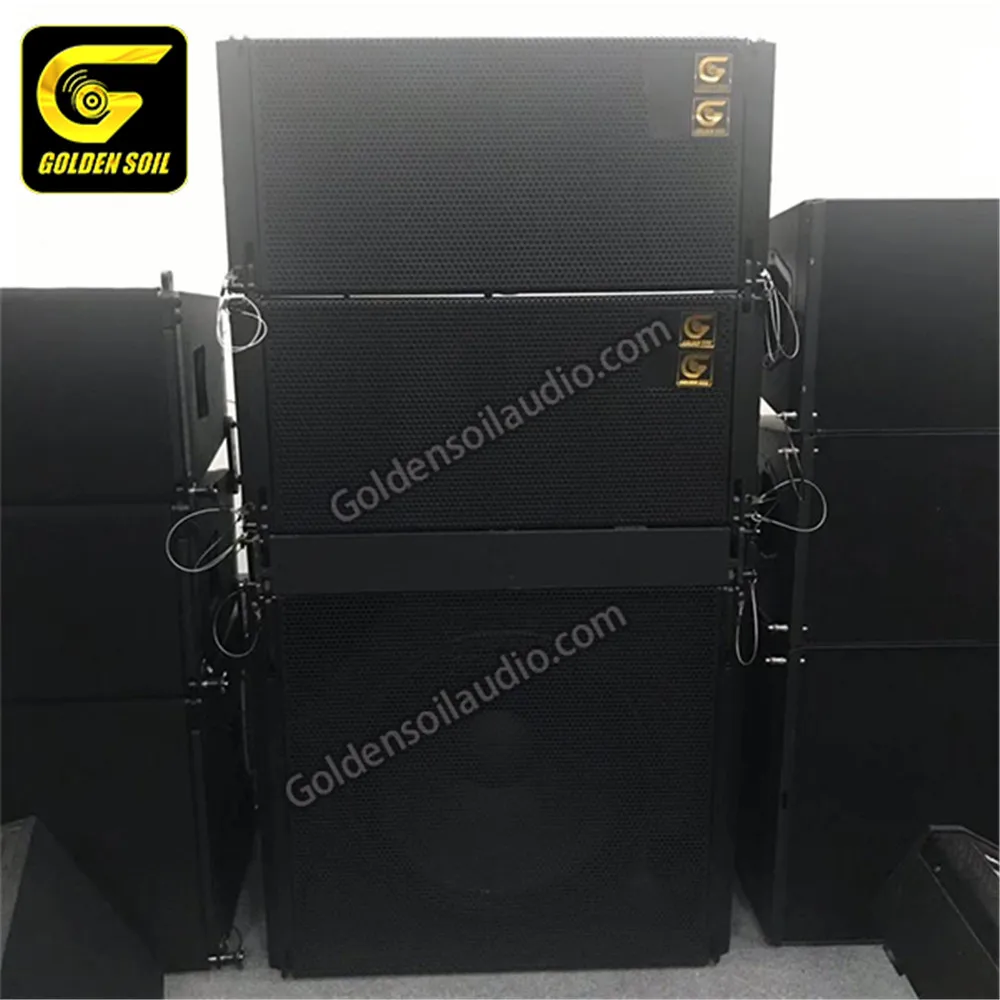 Goldensoil audio V8 двойной 10 дюймовый линейный динамик пассивные колонки линейная