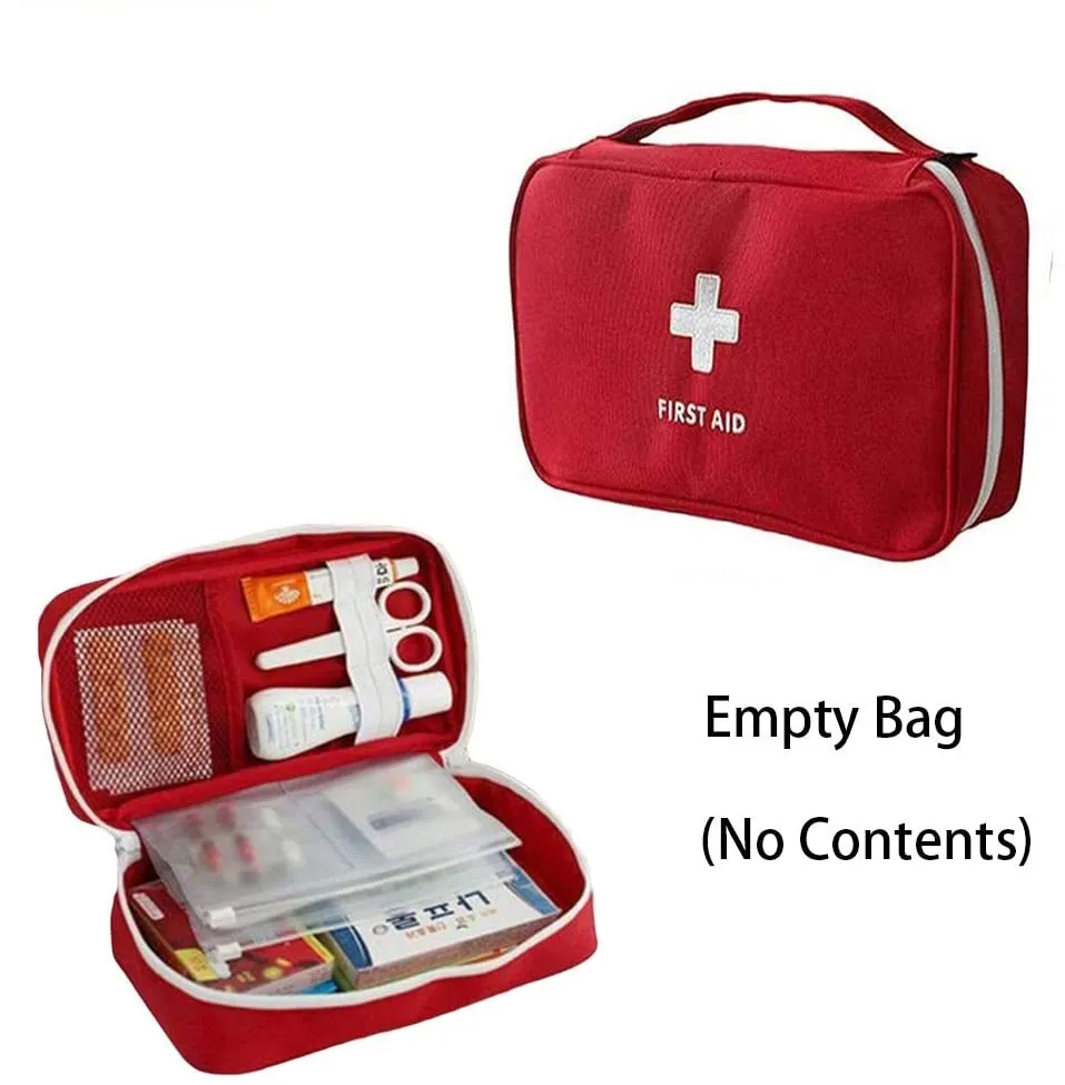 

Портативная аптечка, пустая медицинская сумка для дома и улицы, дорожная сумка для хранения лекарств, домашние Органайзеры