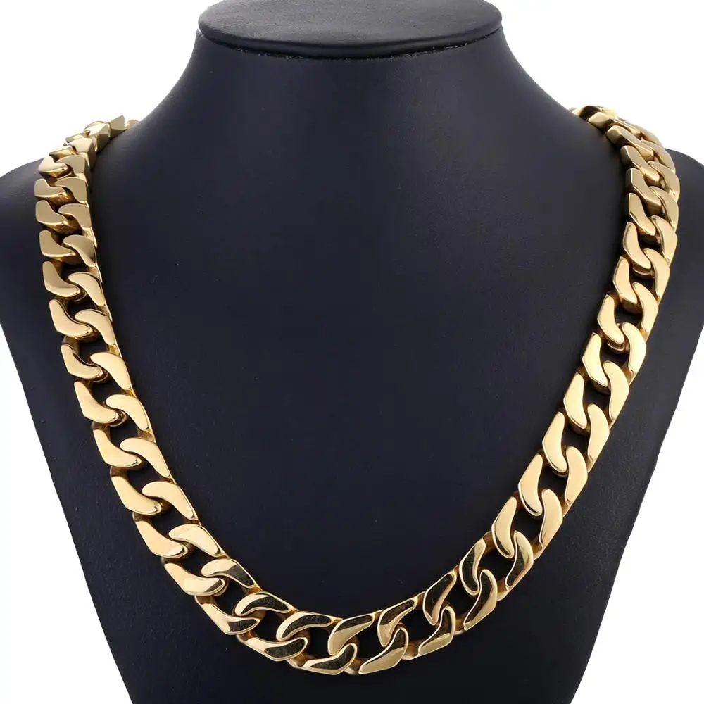 Цепочка Из Нержавеющей Стали 316L для мужчин и мальчиков 13 мм|Цепочки| |