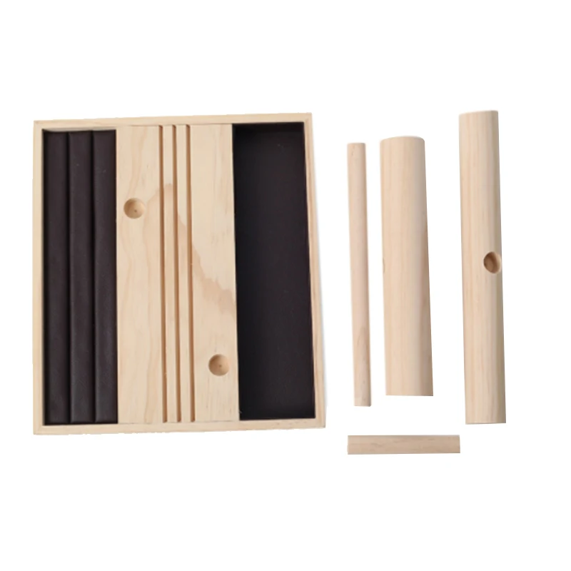 

Solid Wood Earring Holder Household Jewelry Storage Tray, Bracelet Holder, Ring Holder, Necklace Display Stand