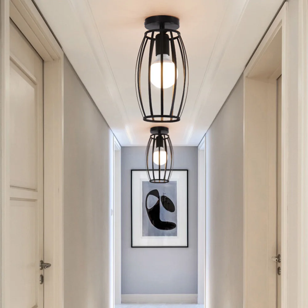 Современная светодиодная Подвесная лампа черный минималистичный металлический