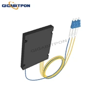 116plc splitter abs type optical fiber without connector ftthplc splitter lc upc connector 1 5m long optical fiber plc splitter