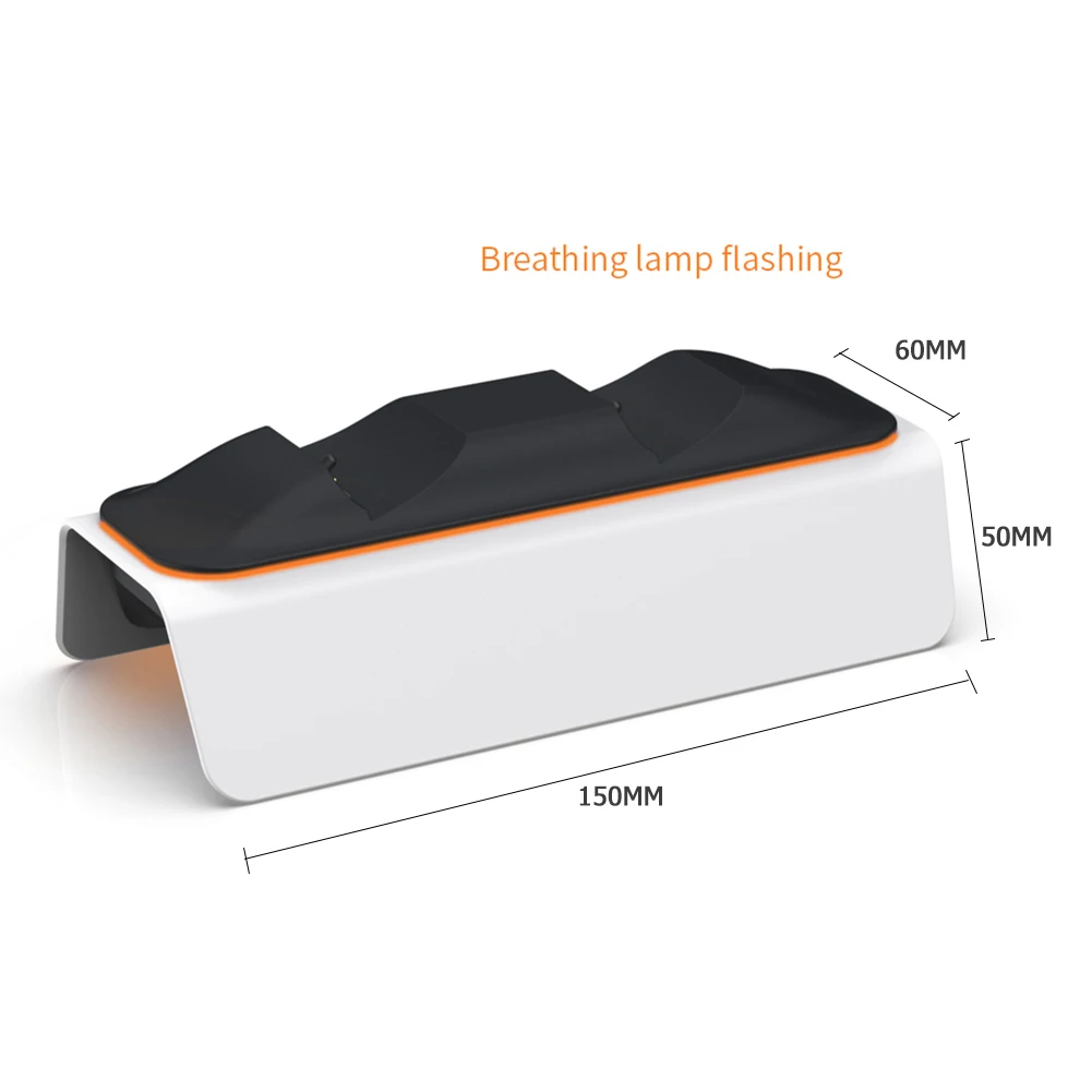 Двойное быстрое зарядное устройство для PS5 беспроводной контроллер светодиодная