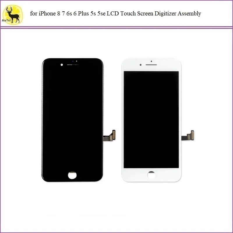 10 шт. сенсорный ЖК экран с дигитайзером в сборе для телефонов i Phone 8 7 6s 6 Plus 8P 7P 6S P 5s