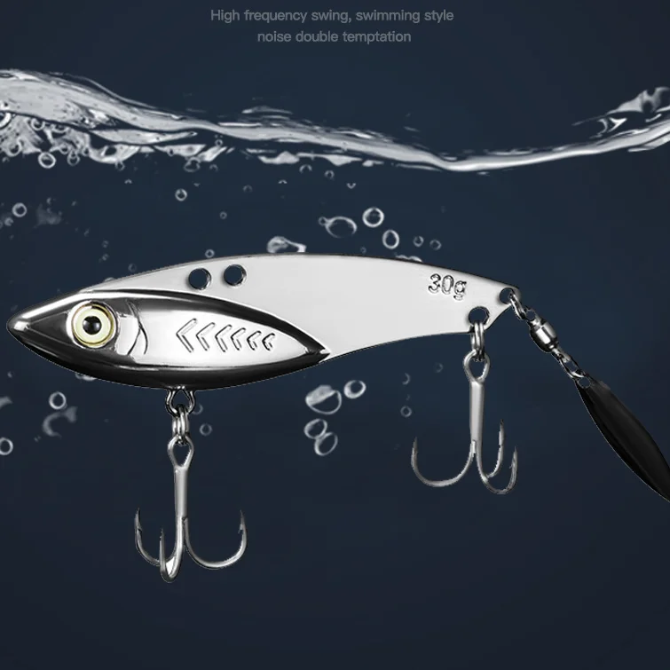 

Metal Artificial Fishing Lures Rotating Noise Carp Trout Topwater Trout Fishing Lures Boat Leurre Souple Fishing Supplies