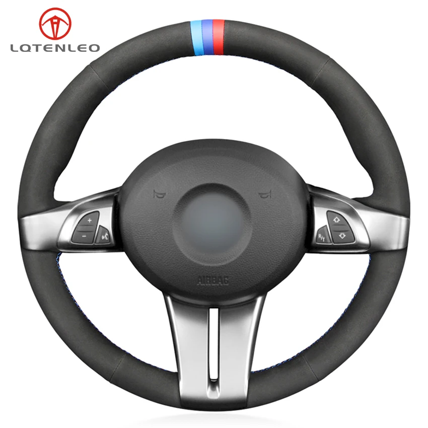LQTENLEO черная замша ручная строчка для BMW Z4 E85 (Roadster) 2003 2008 E86 (Coupe) 2005 2006 2007|Чехлы на