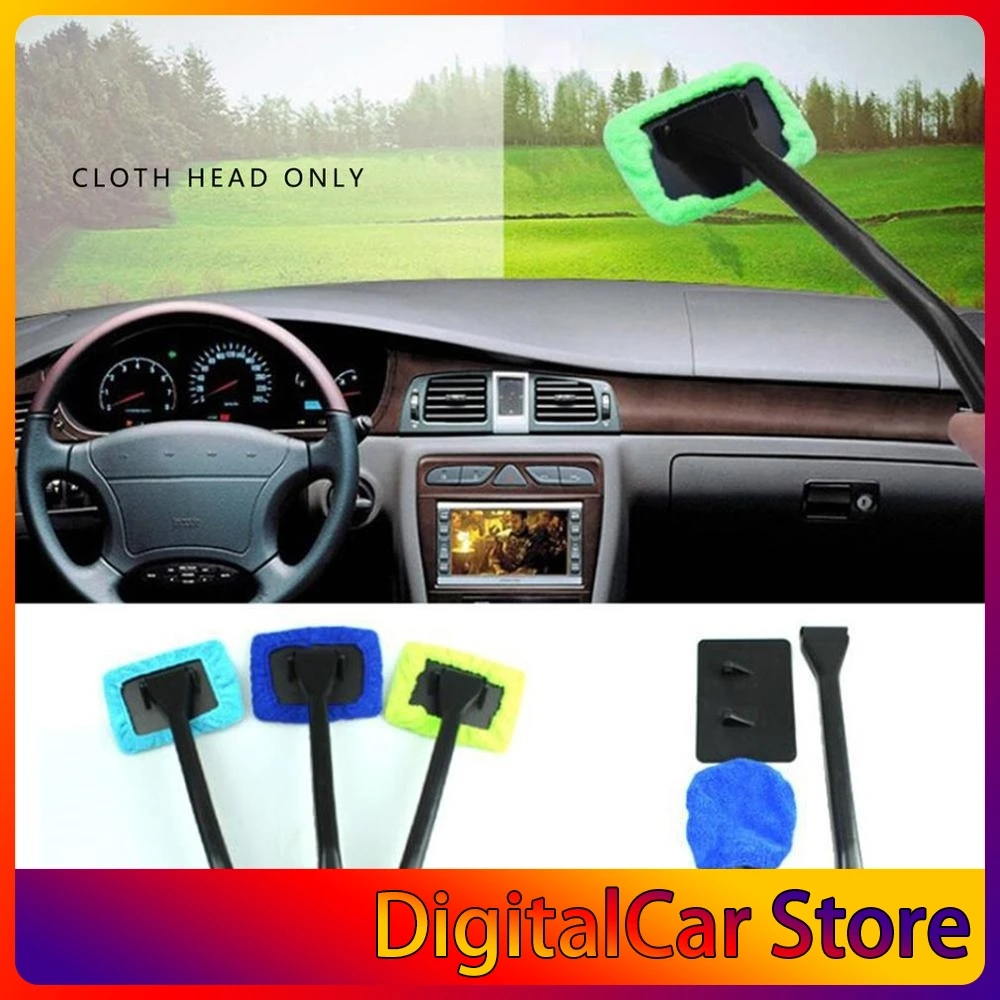 

1pc Household Widow Microfiber Cloth Car Wash Brushes Car Body Window Glass Wiper Cleaning Tools Kit Windshield Cleaner