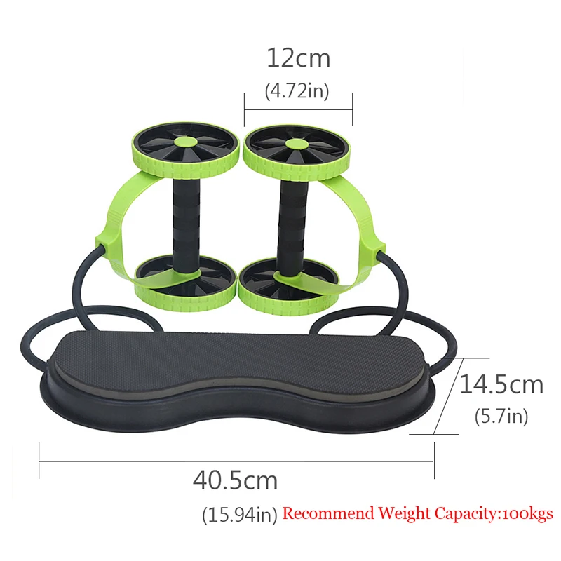 Многофункциональный фитнес ролик ab тренажер мышц тела четыре колеса