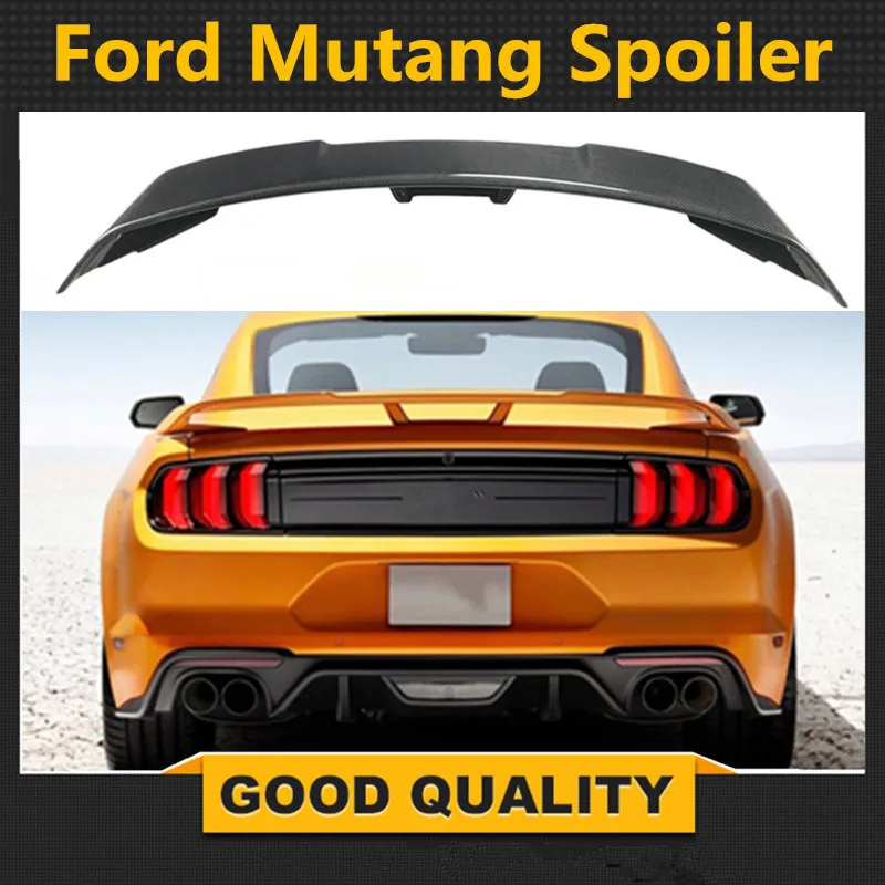 

Carbon Fiber / ABS CAR REAR WING TRUNK SPOILER FOR NWE 18 19 FORD MUTANG 2015 2016 2017 2018 2019 GT Style