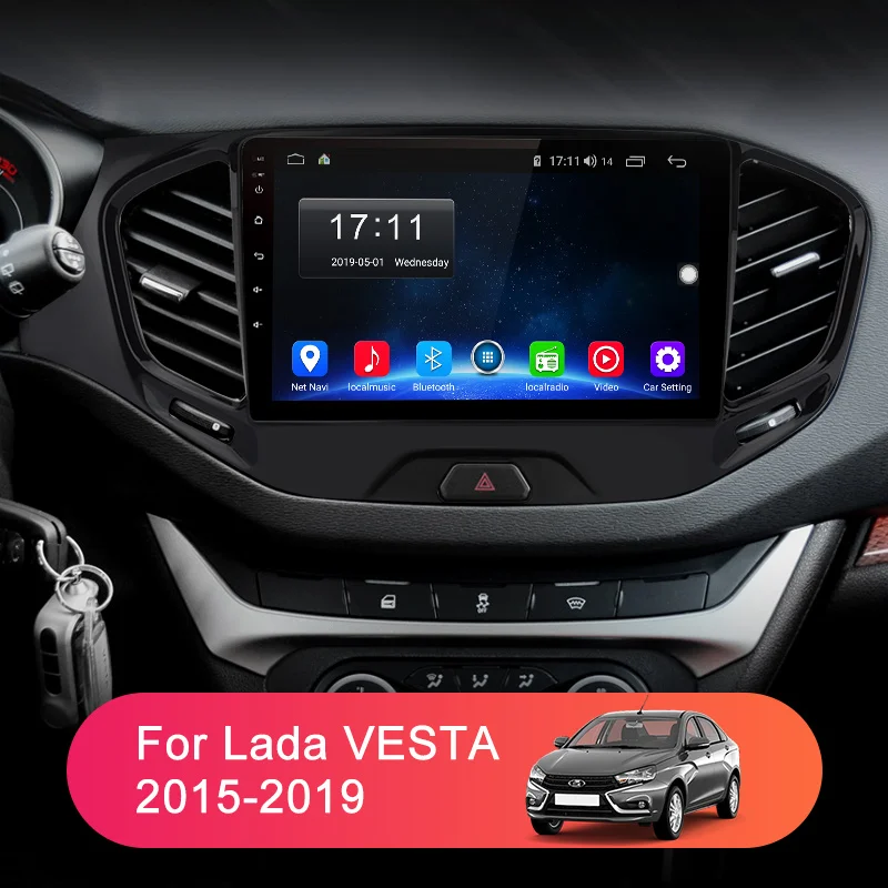 AWESAFE PX9 для Lada VESTA 2015-2019 Cross Sport Car Radio мультимедийный видео плеер GPS No 2din 2 din Android 9 0 ГБ +