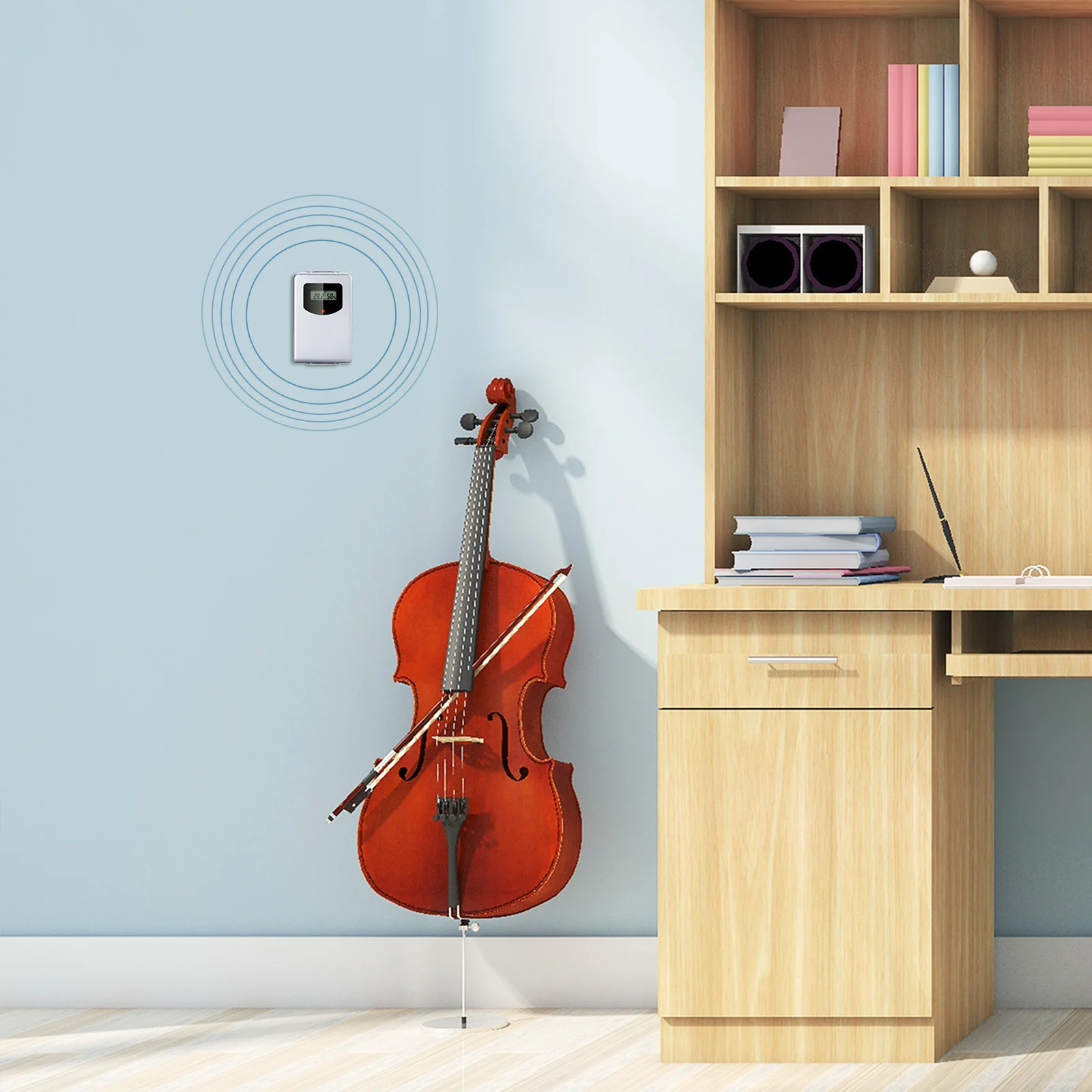 Беспроводная метеостанция с прогнозом температуры 433 МГц цифровой термометр