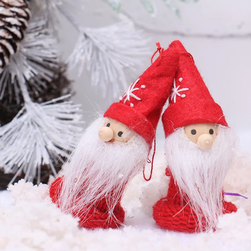 Деревянная новогодняя елка Подвески Звездный колокол орнамент с рождественской