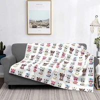 cute beanie boo unicorns together blanket bedspread bed plaid sofa bed sofa cover plaid blankets islam prayer rug