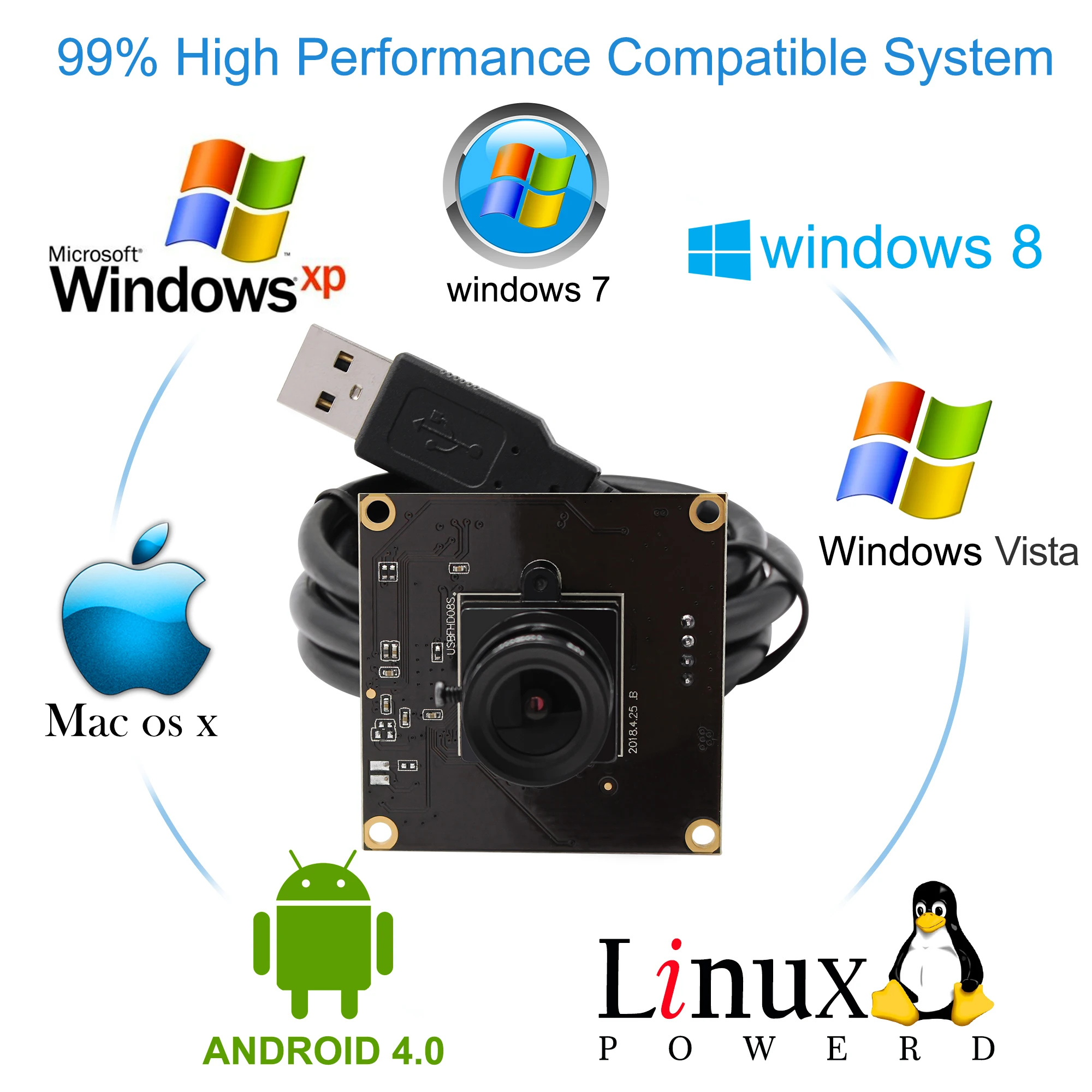 Модуль камеры 1080P 60fps CMOS OV4689 Full HD Usb плата для мини Windows Android Linux MAC USB веб