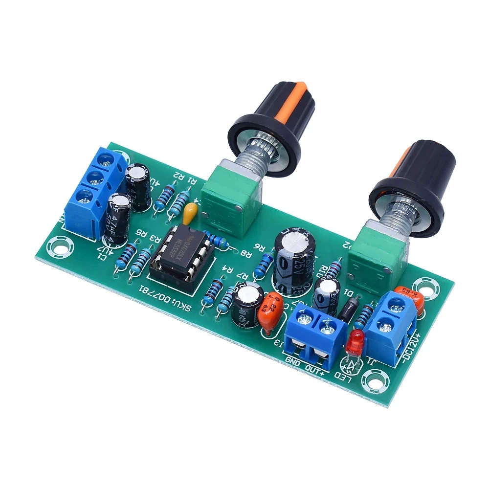 NE5532 DC 10-24V тяжелый сабвуфер Передняя панель для сцены HIFI фильтр нижних частот цепь