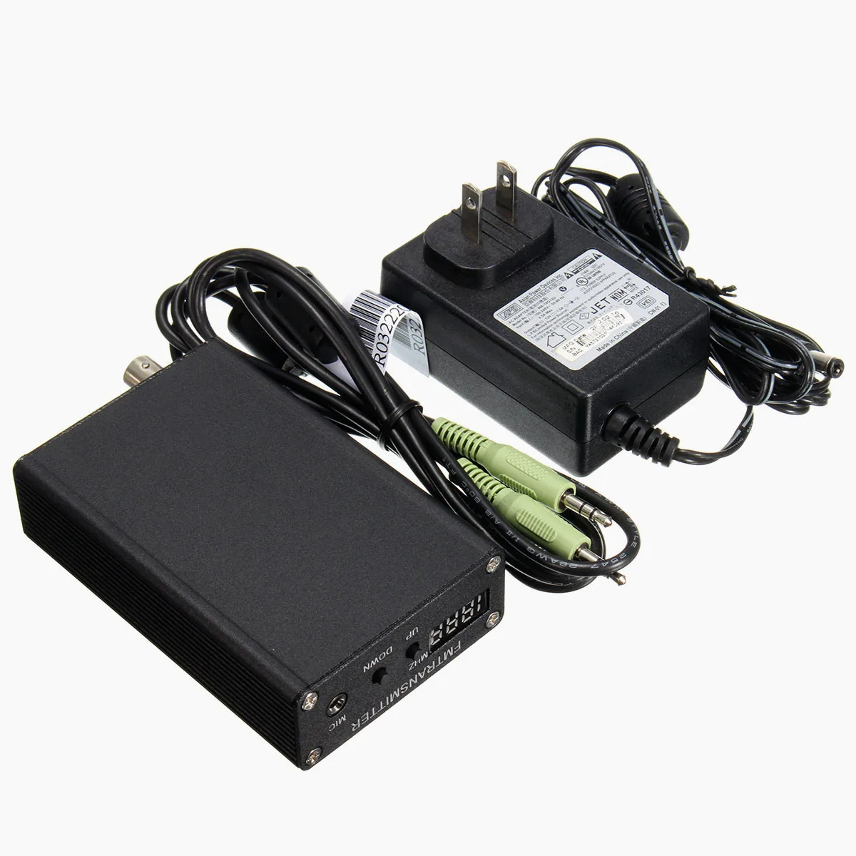 

Black 5W Stereo Digital FM Transmitters Wireless Radio Broadcast Stereo Station Long Range Audio Transmitters Drive-in Cinema