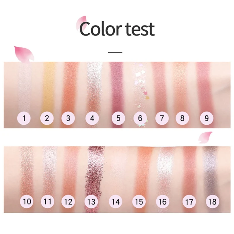 18 цветов цветные тени для глаз Pallete водонепроницаемый стойкий эффект век Палитра