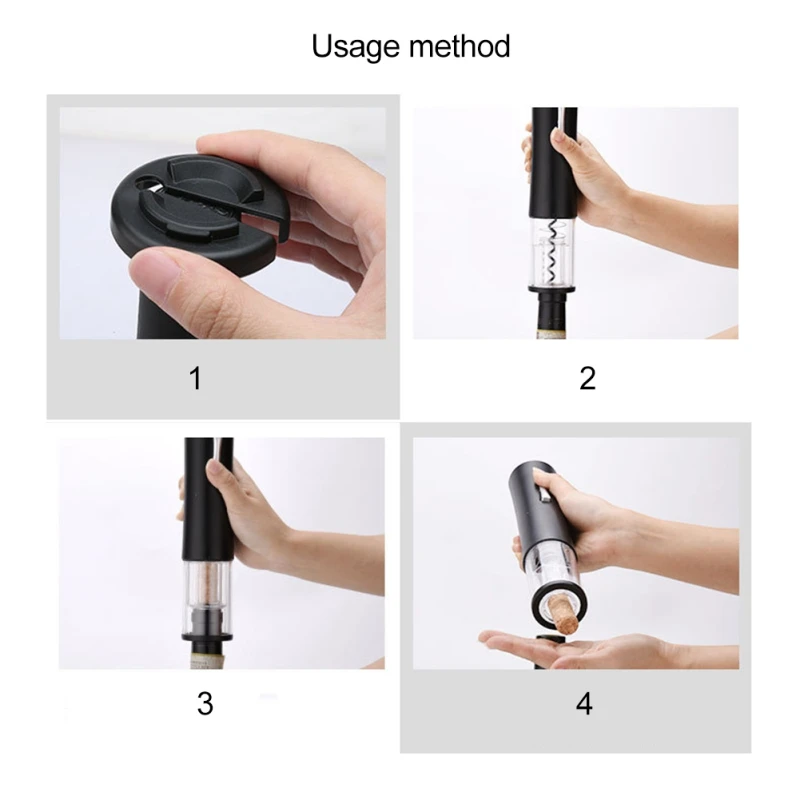 Automatic Bottle Opener For Red Wine Foil Cutter Electric Openers ABS Jar Corkscrew Kitchen Accessories | Дом и сад