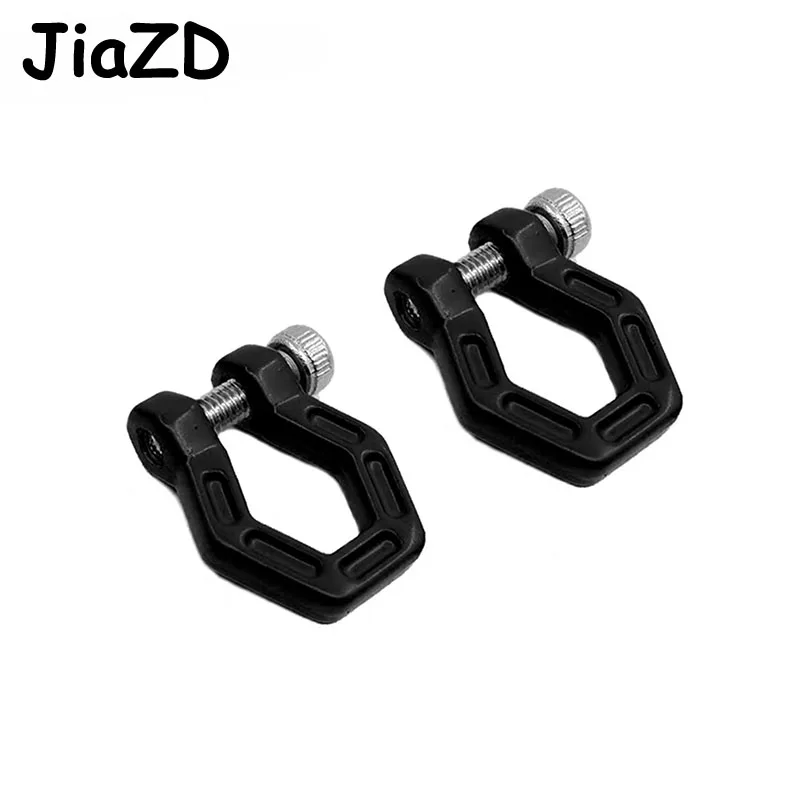 4 шт. Красный алюминиевый крюк для бампера с прицепом для автомодели RC Crawler Car 1/10 Traxxas TRX-4 Axial SCX10 90046 D90 аксессуары Y09 on.