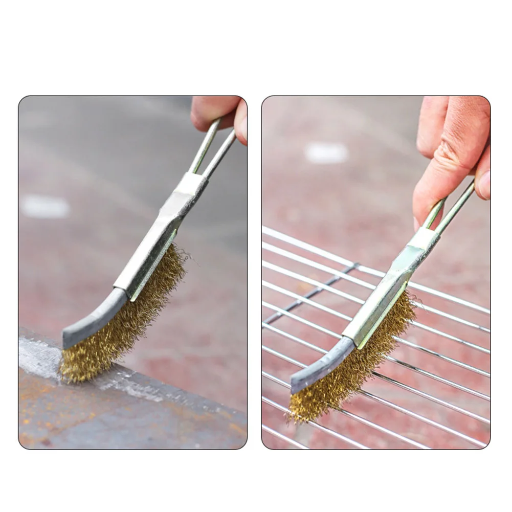 

Brush Steel Wire Brush Cleaning Mini Removable Rust Steel Wire Portable
