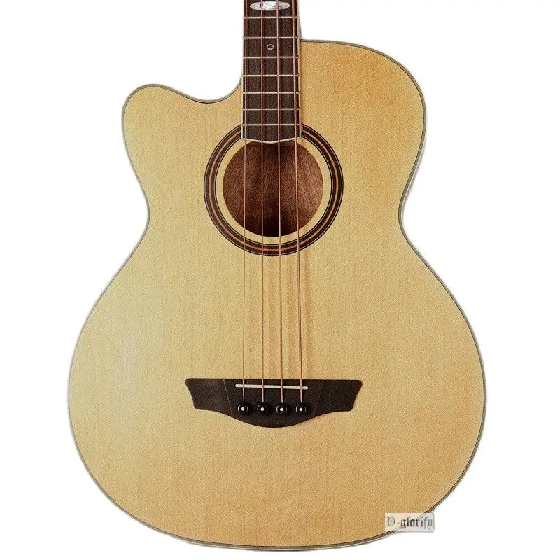 Левая рука 4 строки акустическая бас гитара матовое покрытие итальянский дизайн