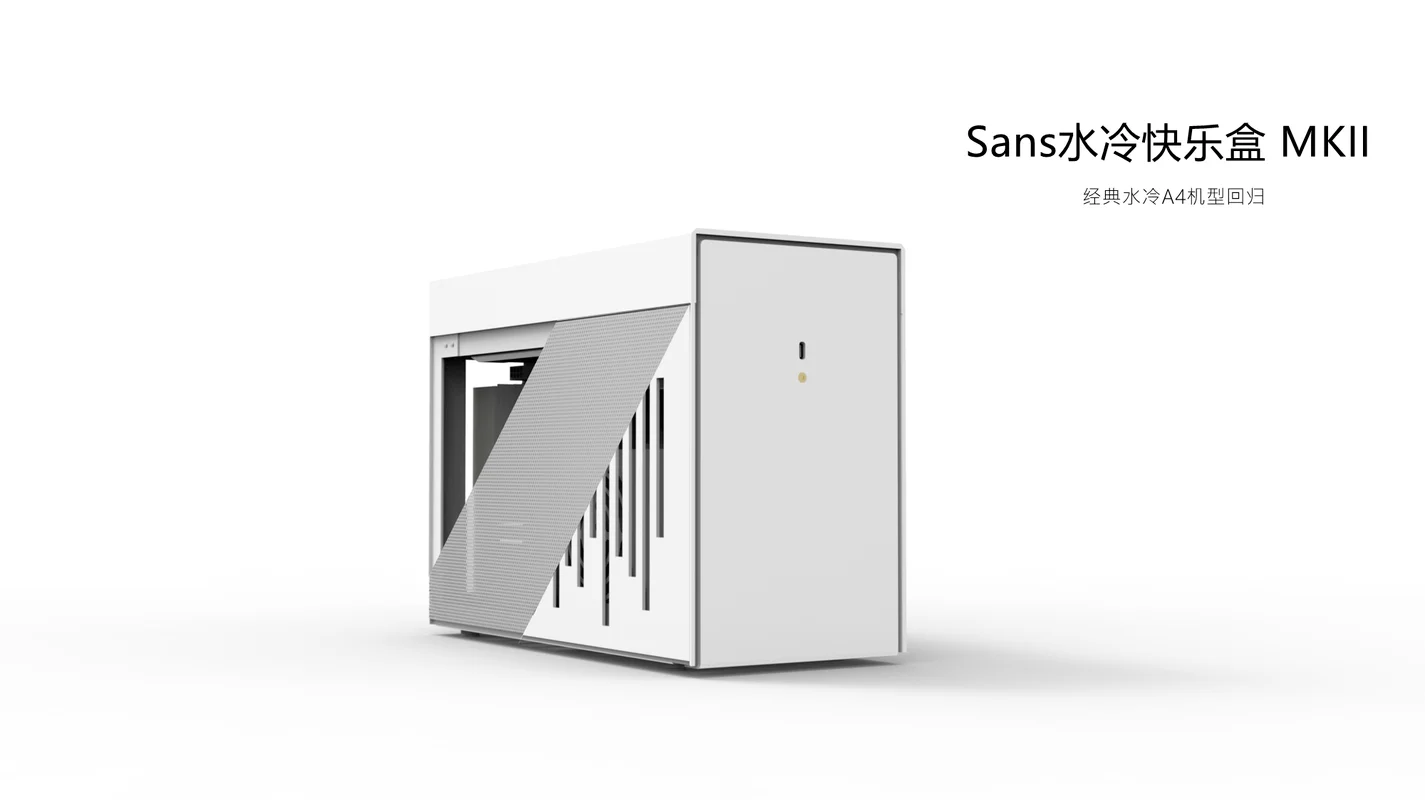 

Water-cooled 2 A4ITX Motherboard 240280 Water-cooled Small Case T1