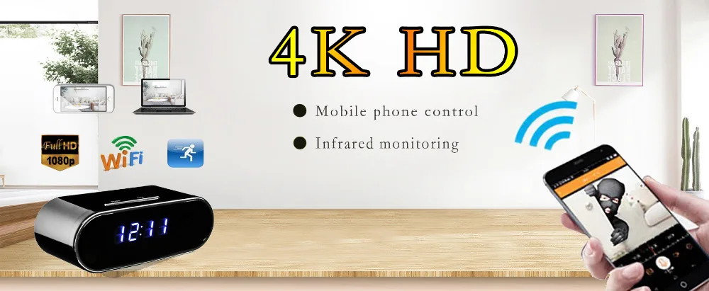 JRGK 1080P HD Часы камера wifi контроль скрытый ИК Ночная визуальная сигнализация видеокамера PK Z16 цифровые часы видеокамера мини DV DVR