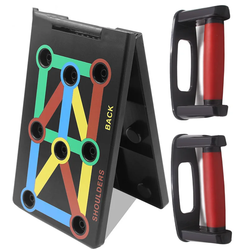 9 в 1 пуш ап стеллаж для выставки товаров обучающая доска ABS тренажер мышц брюшного