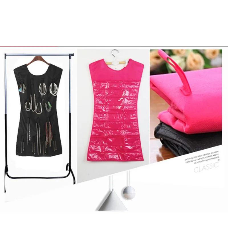 

Large Jewelry Holder Necklace Bracelet Earring Ring Pouch Organizer Bag Jewelry Display Bags Delicate Jewelry Collection