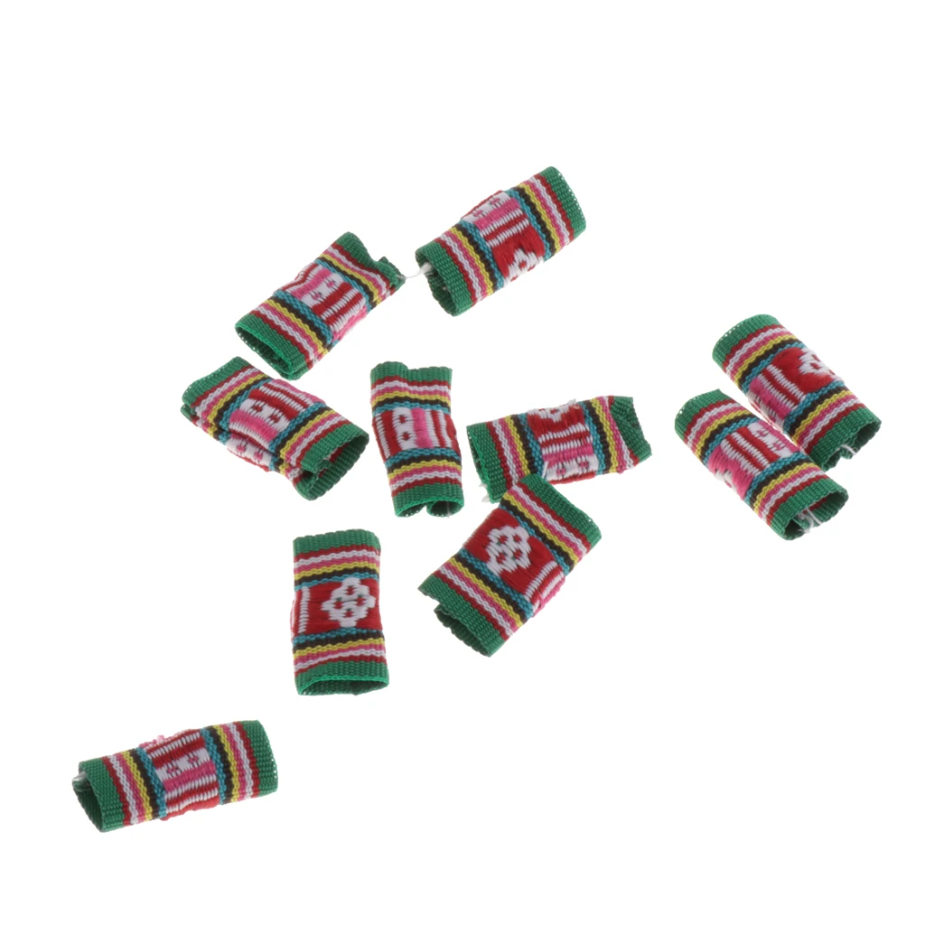

10 Packs Colorful Beads Hair Jewelry Braids Earring Pendants 5-7mm